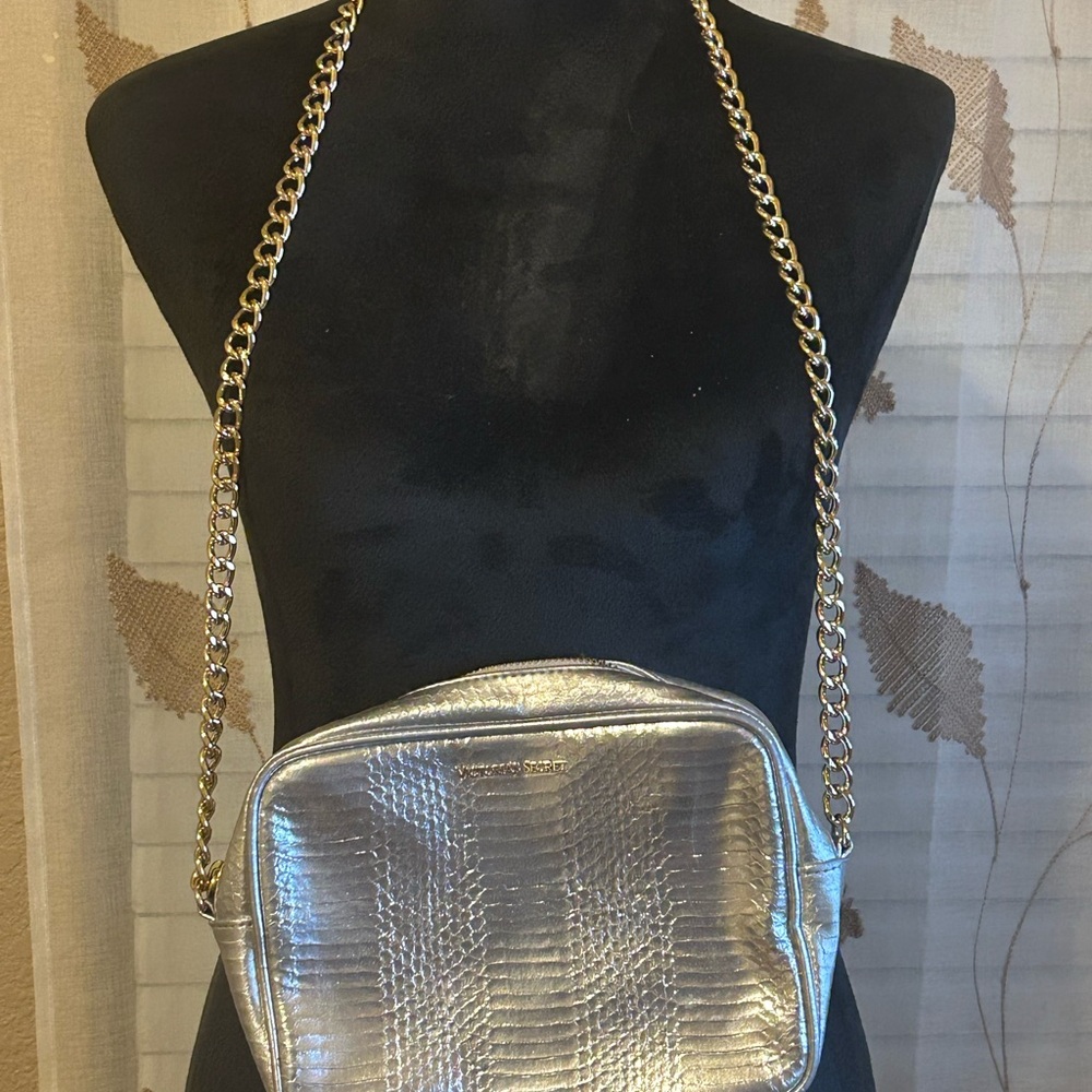 Victoria’s Secret Silver Crossbody Bag